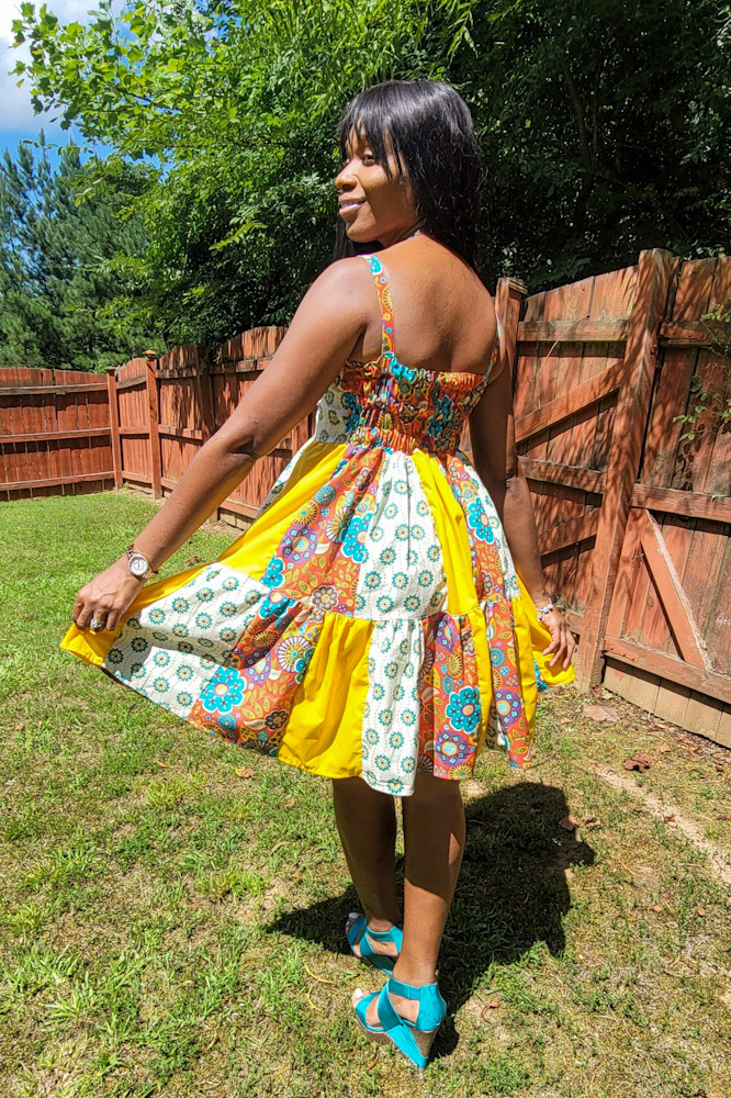 patchwork dress